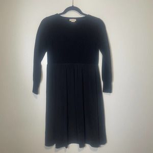 Sundance Jillian Wool & Silk Dress Black size Medium